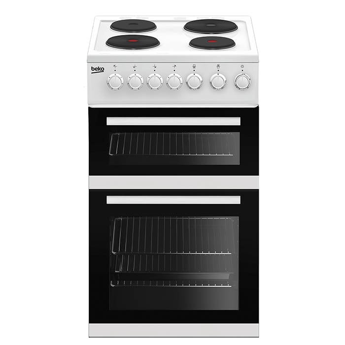 EDP503W Beko Electric Cooker with Hotplate hob