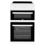 EDVC503W Beko Electric Cooker with Double Oven and Ceramic Hob 1