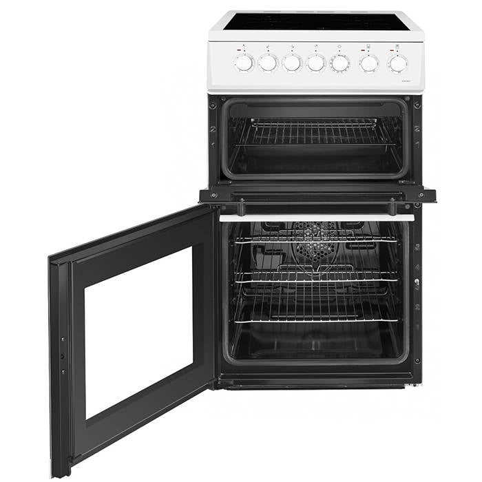 EDVC503W Beko Electric Cooker with Double Oven and Ceramic Hob