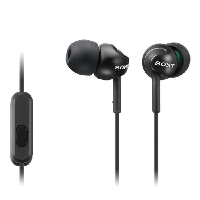 MDREX110APB Sony In Ear Headphones with inline remote Black