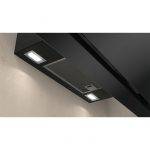 D95IHM1S0B Neff cooker hood angled black glass 1