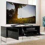 ADHE 1200 BLK Black Gloss Alphason Helium TV Stand 1