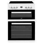 EDC633W Beko White Electric Cooker Double Oven and Grill 1