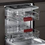 S513M60X2G Neff Built in Dishwasher 14 Place Settings Cutlery Drawer 4