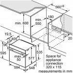 eff B4ACF1ANOB Slide and Hide oven