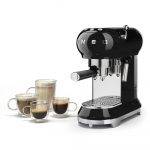 Smeg ECF01CBLUK black espresso coffee machine