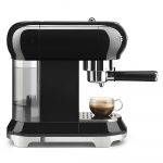 Smeg ECF01CBLUK black espresso coffee machine