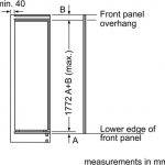 Bosch KIR81AF30G Integrated Tall Fridge