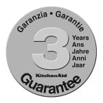 KitchenAid artisan kettle 3 year warranty