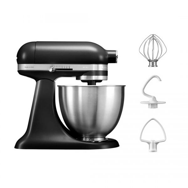 KitchenAid 5KSM3311XBBM Mini Stand Mixer – Matte Black