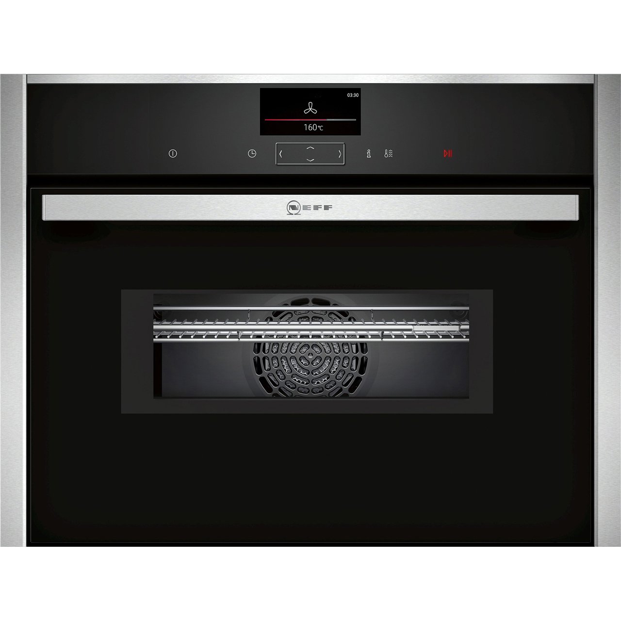 Neff C17MS32H0B Compact Built in Microwave Combination Oven