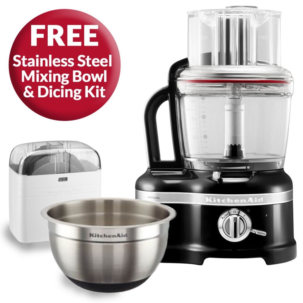 KitchenAid 5KFC3516BAC Mini Food Processor Almond Cream Snellings