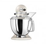 KitchenAid artisan stand mixer in cafe latte