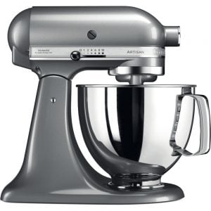 KitchenAid 4.l artisan stand mixer contour silver