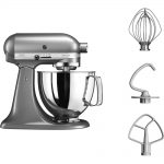 KitchenAid 4.l artisan stand mixer contour silver