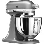 KitchenAid 4.l artisan stand mixer contour silver