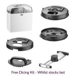 Free dicing kit offer with KitchenAid 4L food processor