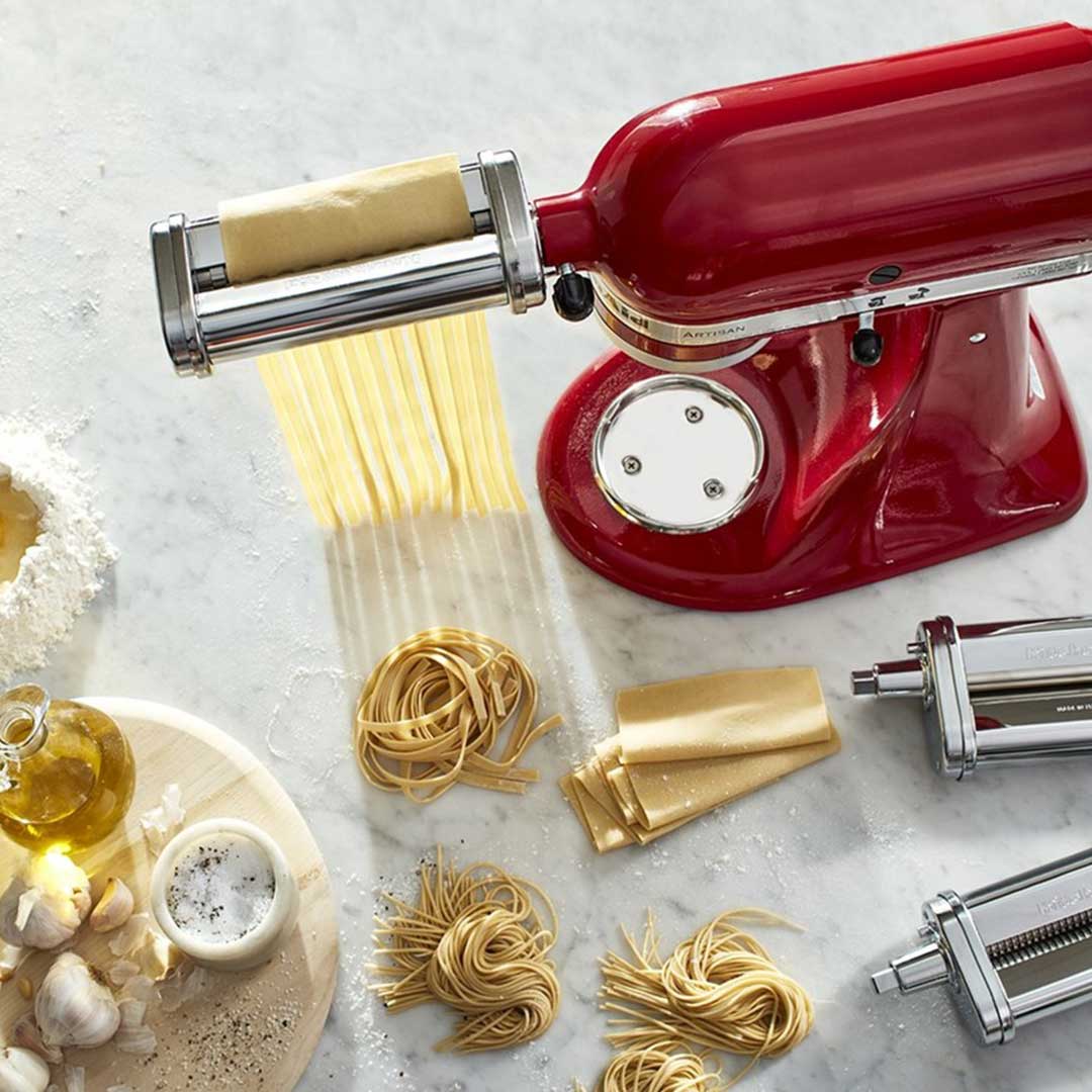 Pasta roller and cutter kitchenaid