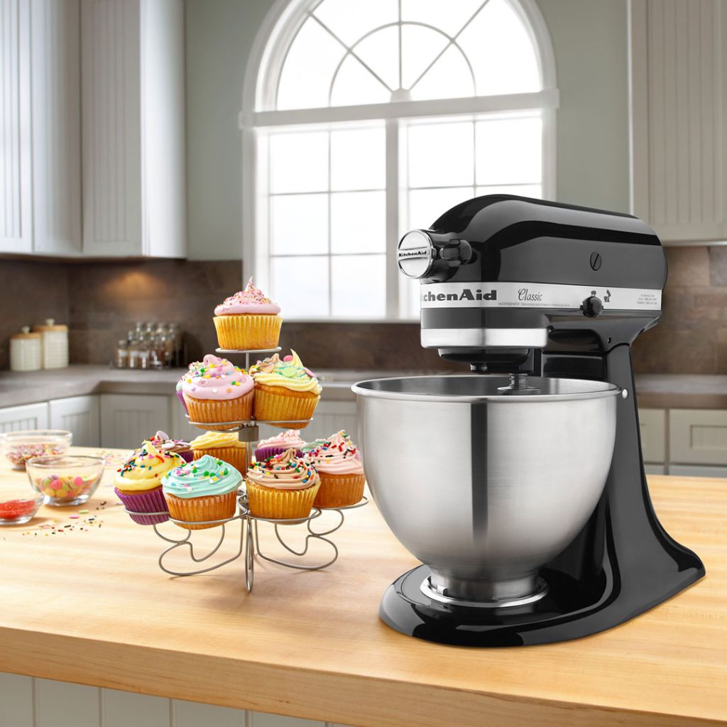 KitchenAid Classic Stand Mixer 4.3L Black 5K45SSBOB Snellings