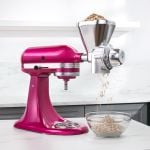 KitchenAid grain mill raspberry stand mixer