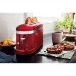 KitchenAid Empire Red long 2 slice toaster