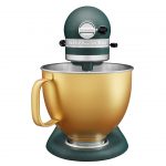 Limited Edition KitchnAid Pebble Palm and Gold bowl stand mixer