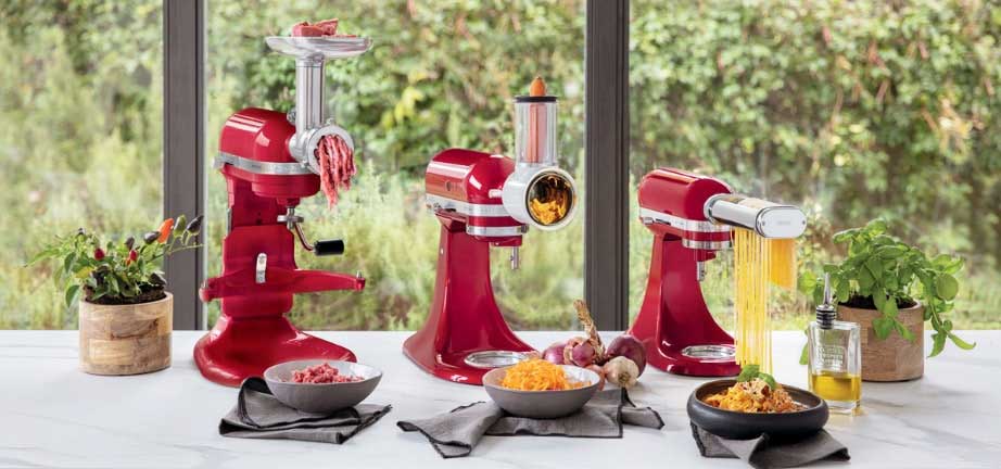 KitchenAid stand mixers with attachments