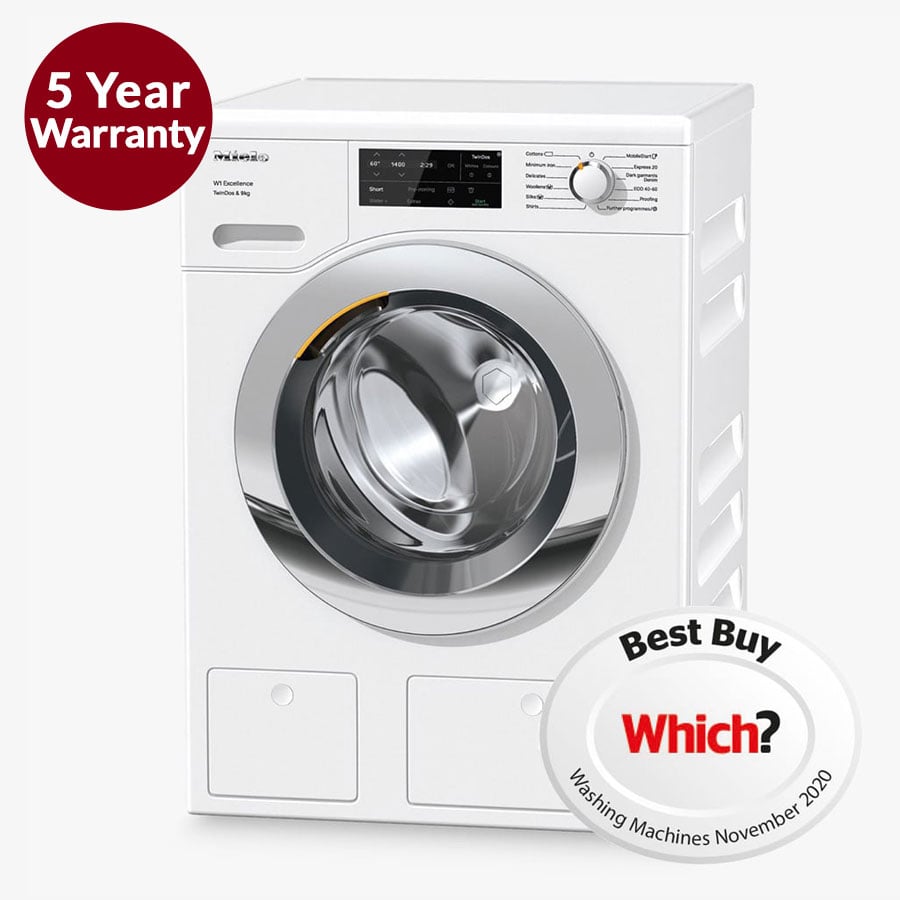 Miele WEG665 washing machine 5 year warranty