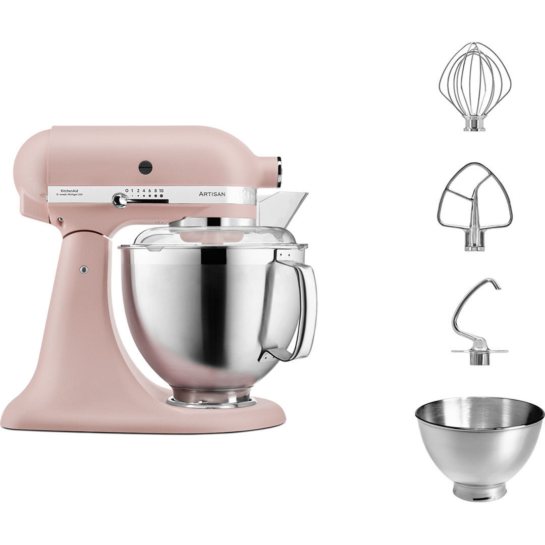 KitchenAid Artisan 185 Stand Mixer Feather Pink 5KSM185PSBFT