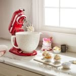 Kitchenaid confetti sprinkle ceramic bowl