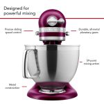 KitchenAid 5KSM195PSBBE Artisan 195 Stand Mixer – Beetroot