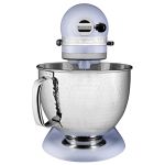 Lavender kitchenAid stand mixer with quilted bowl