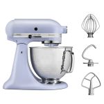 Lavender kitchenAid stand mixer with quilted bowl