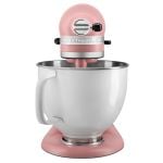 KitchenAid dried rose stand mixer with white bowl - limited edition