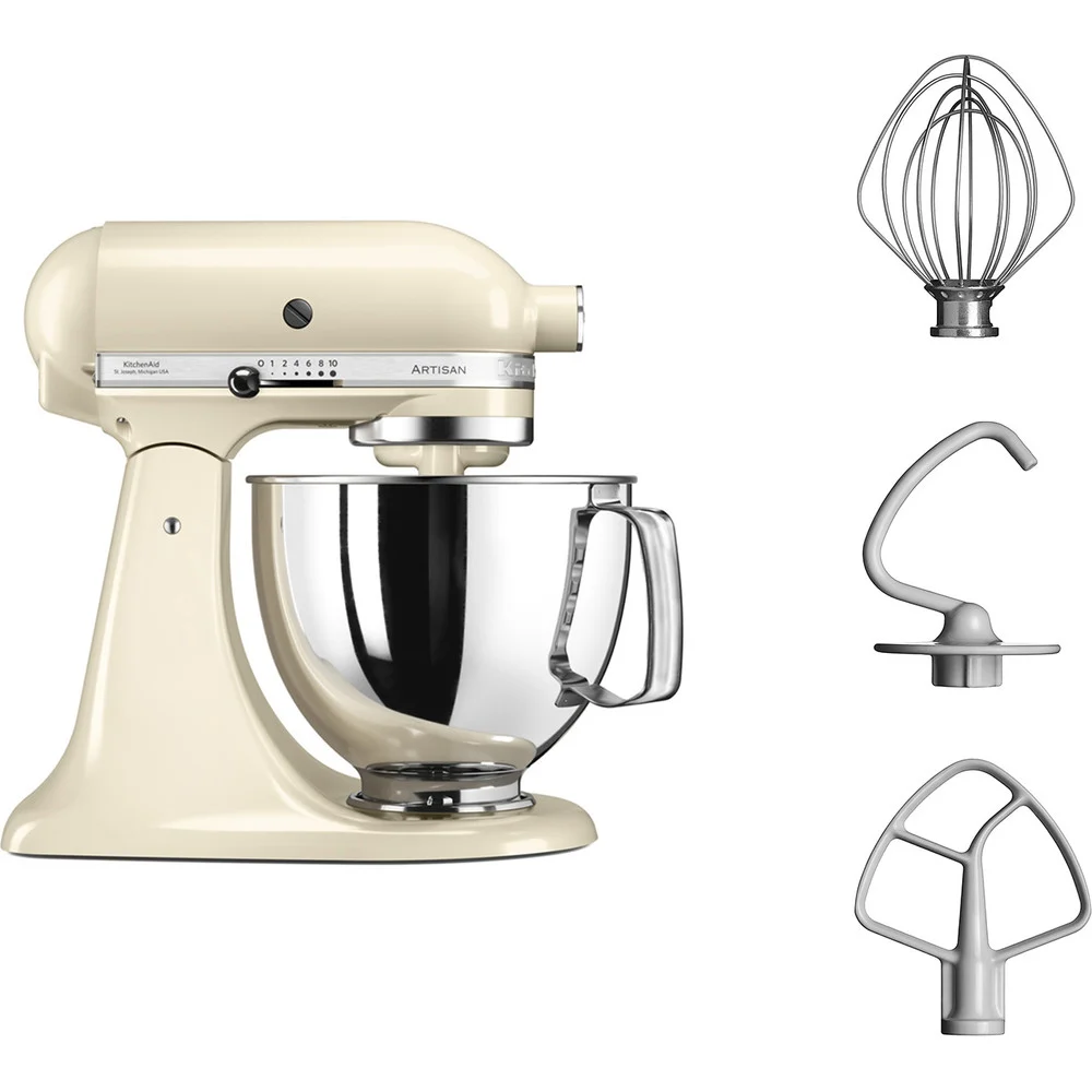 kitchen aid almond cream 125 stand mixer