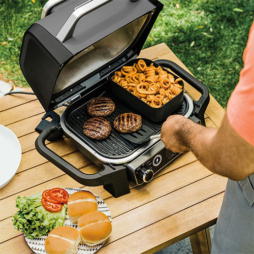 Ninja Woodfire Electric Outdoor Grill, Smoker, & Griddle