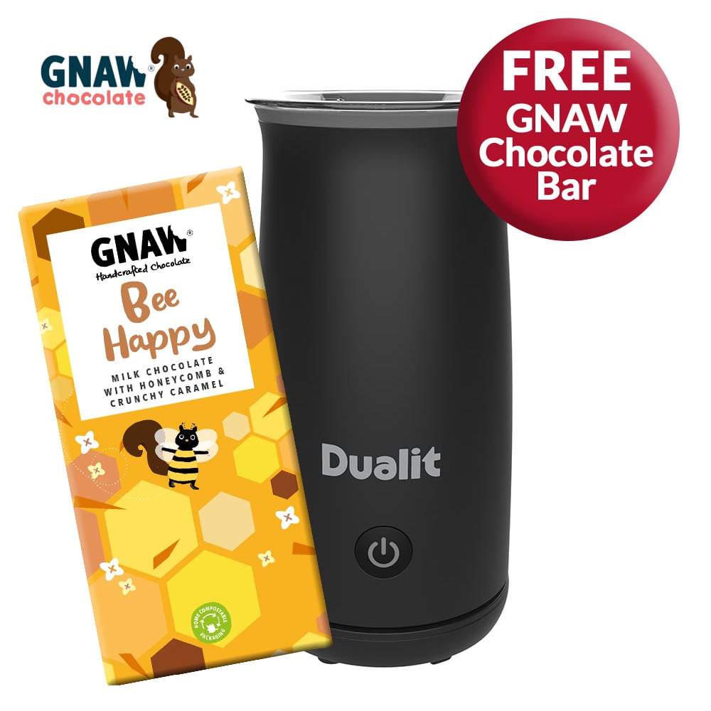 Free chocolate with Dualit milk frother