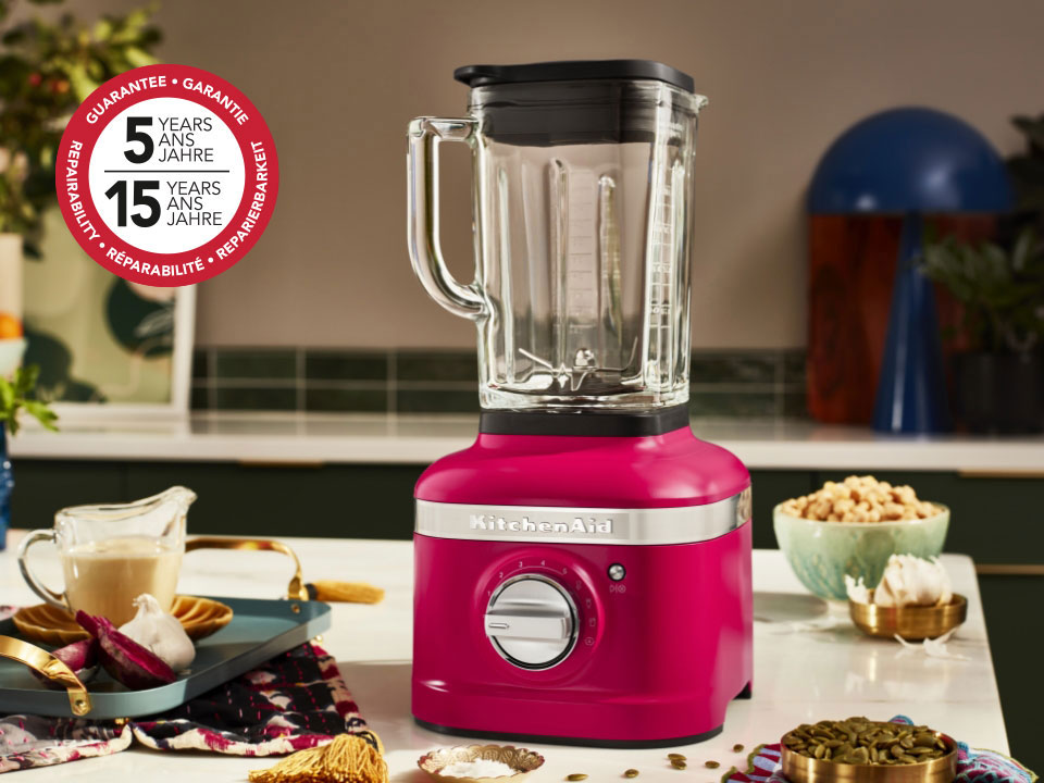 KitchenAid K400 blender in hibiscus colour of the year 2023