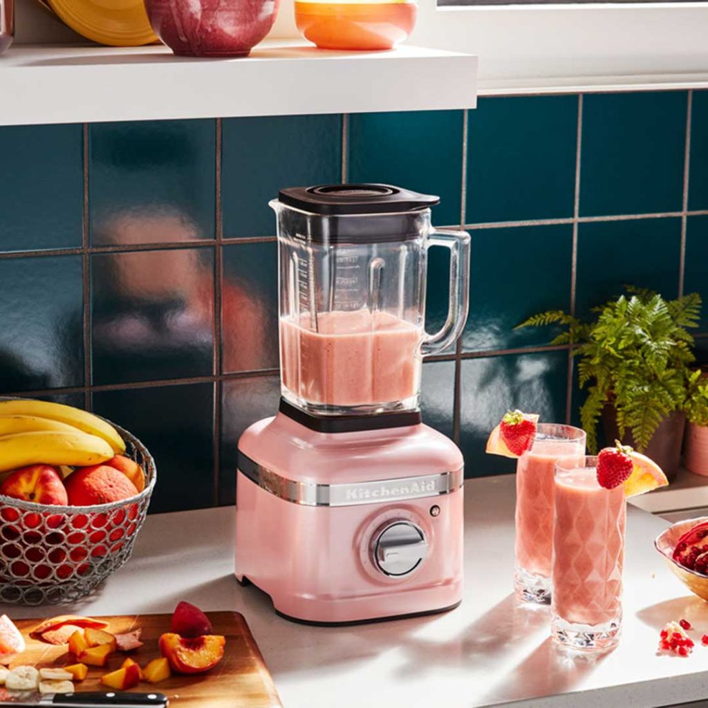 Silk Pink KitchenAid K400 blender