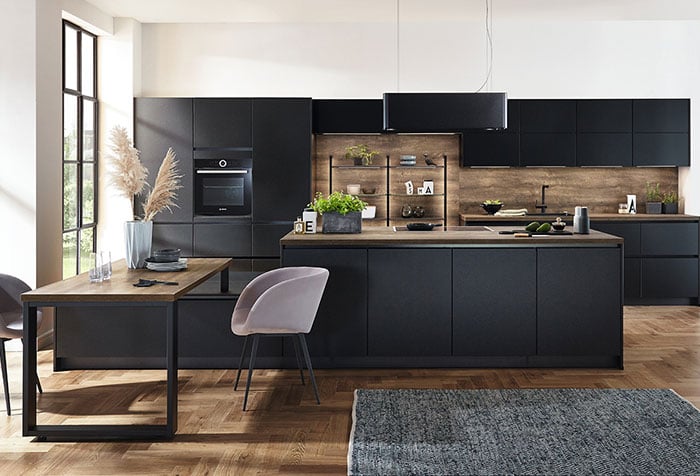 Nobilia kitchen design - TOUCH 340
Black supermatt