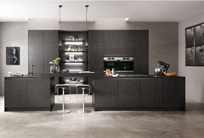 Nobilia kitchens - STRUCTURA 403
Nero oak reproduction