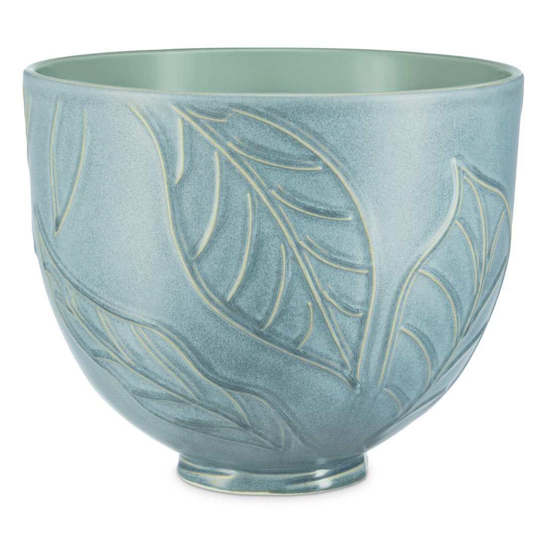 KitchenAid ceramic bowl - spring leaves
