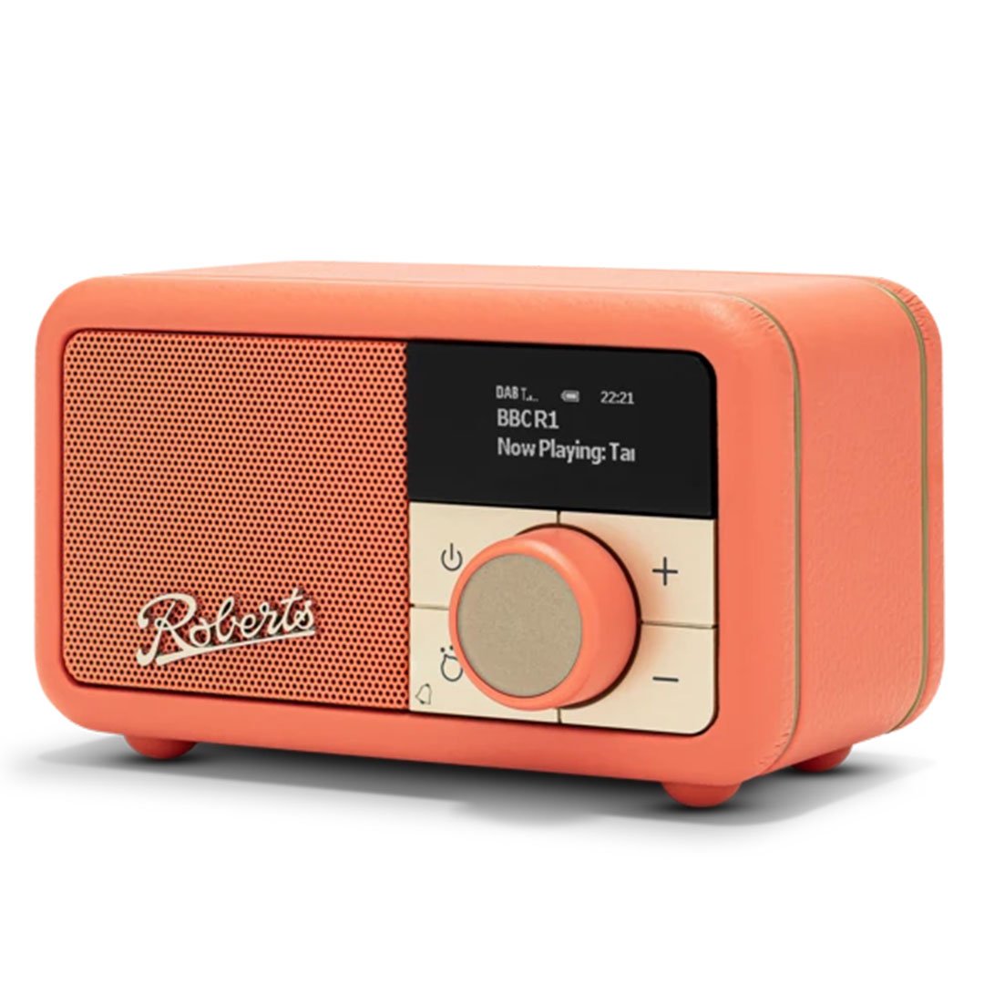 pop orange roberts petite 2 radio