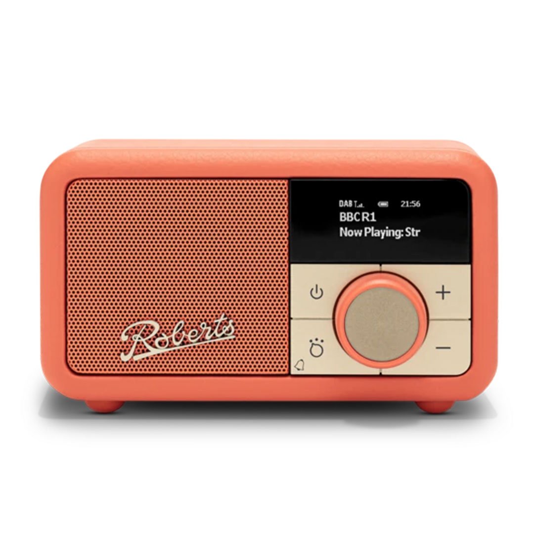 pop orange roberts petite 2 radio