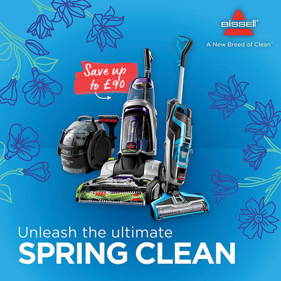 Spring clean with Bissell Floor care
