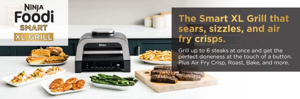 Ninja Foodi Smart XL 6-in-1 Indoor Grill & Air Fryer DG551UK at Gerald Giles