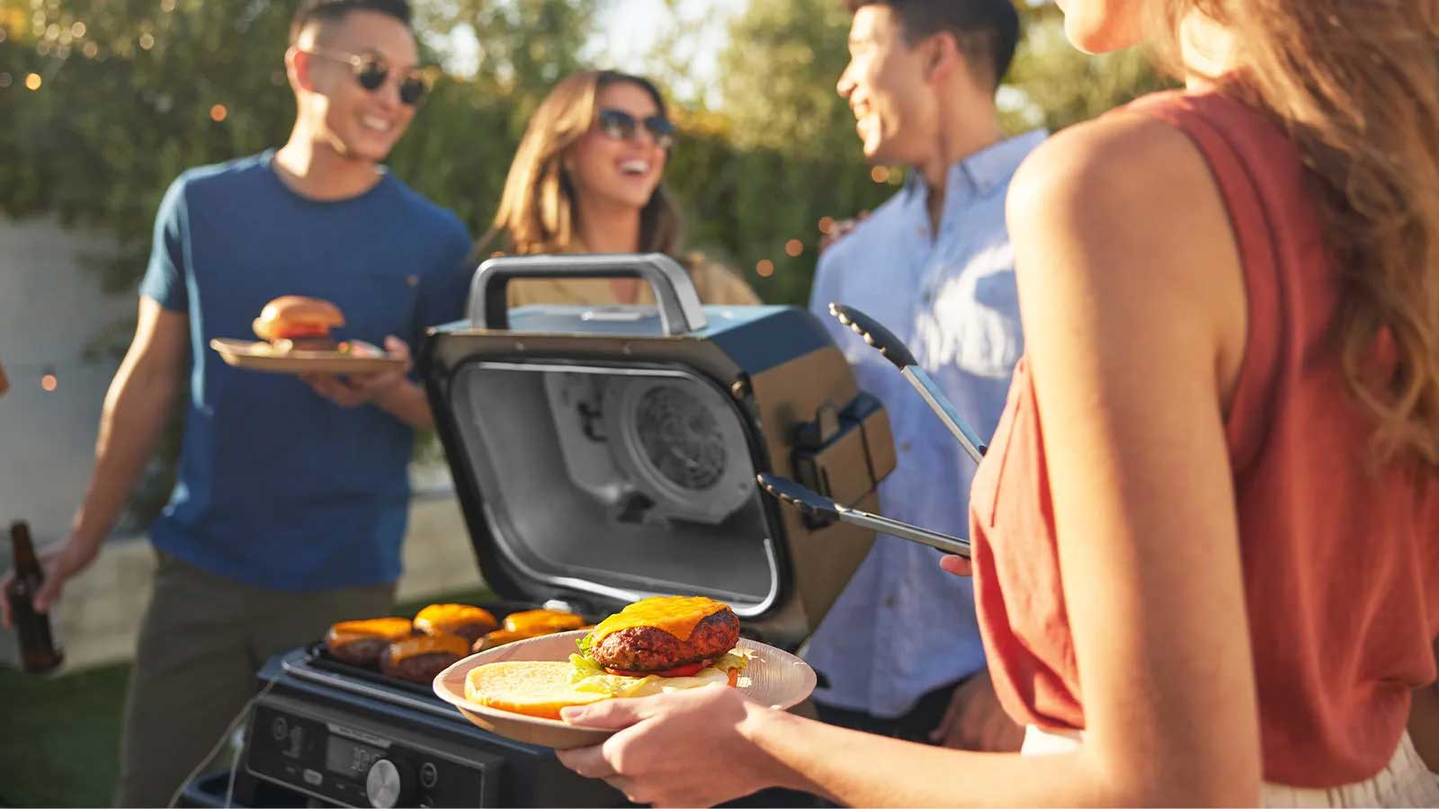 Ninja Woodfire Pro Connect XL Electric BBQ Grill and Smoker
