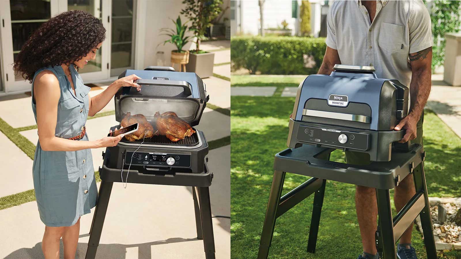 Ninja Woodfire Pro Connect XL Electric BBQ Grill and Smoker