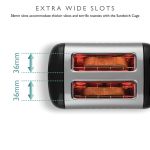 Dualit Lite 2 slot toast in gloss black