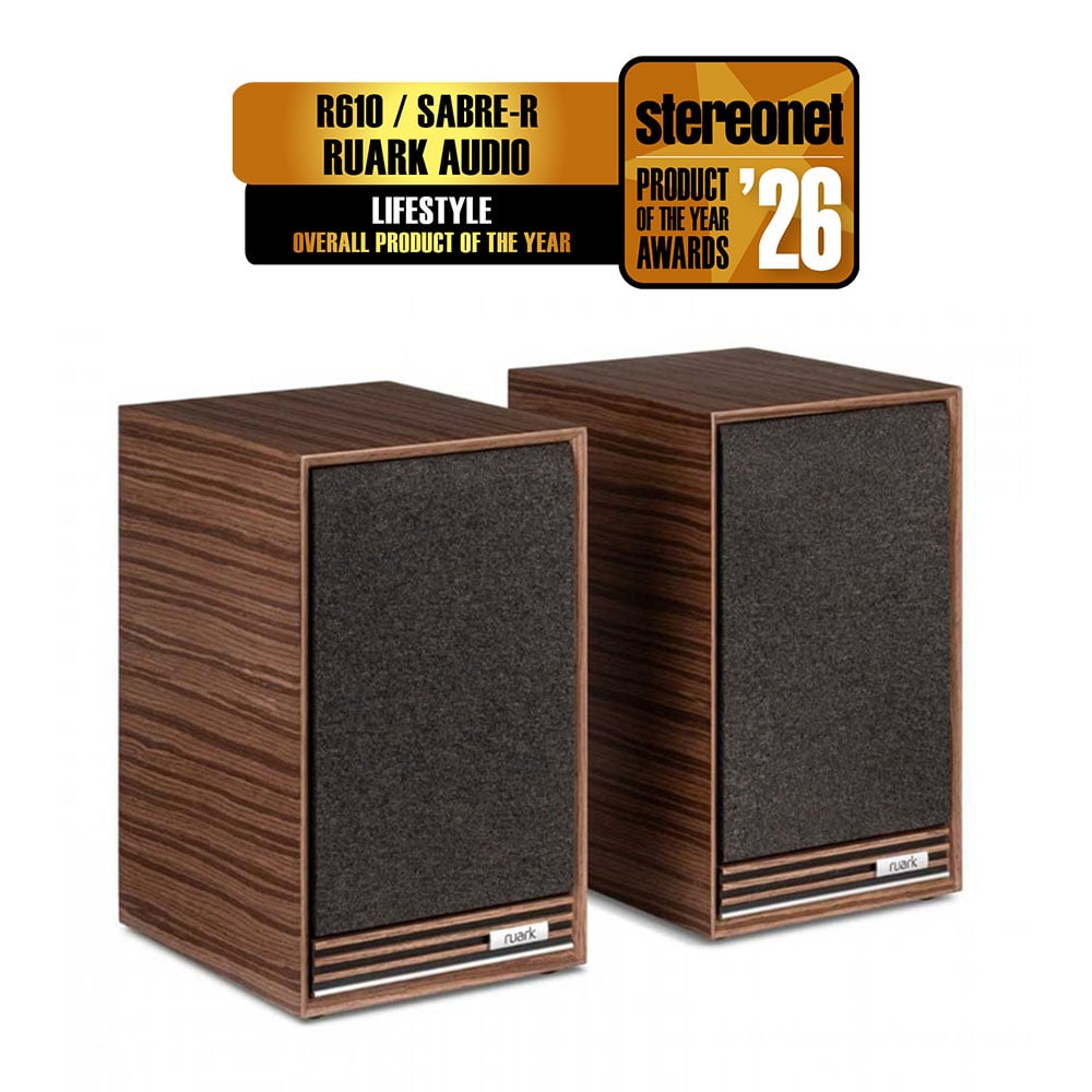Ruark Audio Sabre-R Bookshelf Speakers - Fused Walnut